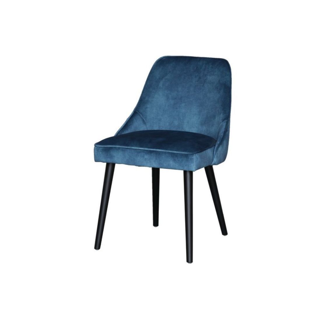 Pedro Dining Chair - Blue Velvet image 0